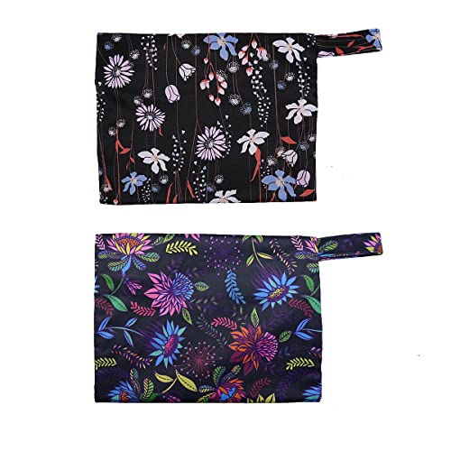 Image of 2 Pieces Reusable Mini wet bag for Mama Cloth Menstrual Pads /Breast Pads,7x5.5 Inch(2MN5)