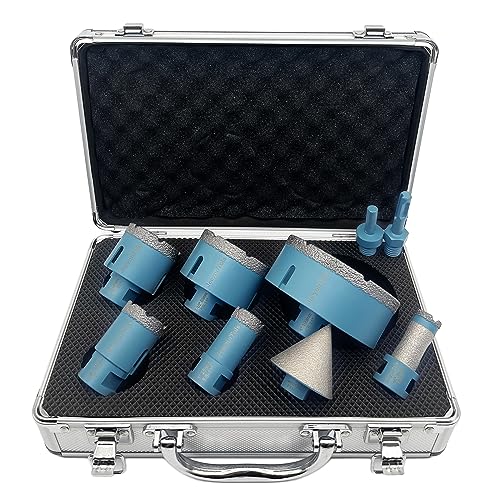 Kit de brocas de diamante 12 piezas con adaptadores miniatura 2