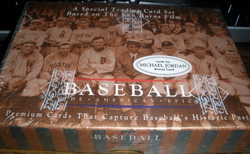 Baseball The American Epic - 81 Upper Deck Historic Baseball Card Set