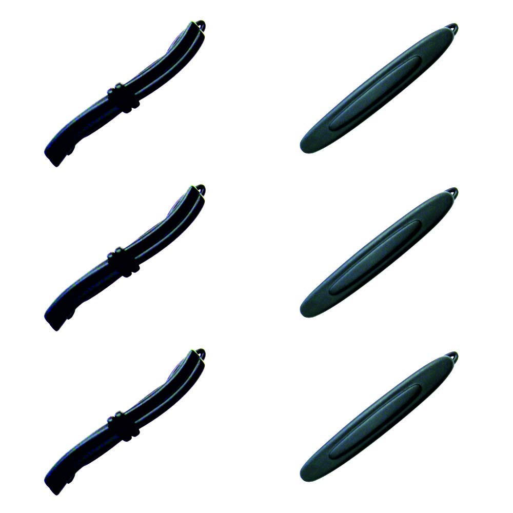 WESTEND Slim Banana Barrette Hair Clip For Women Set of 6 Black 416417 (B08CXCVN7G) Amazon Price History, Amazon Price Tracker
