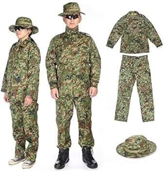 Amazon.co.jp: [Broptical] 陸上自衛隊 迷彩服上下ベルト