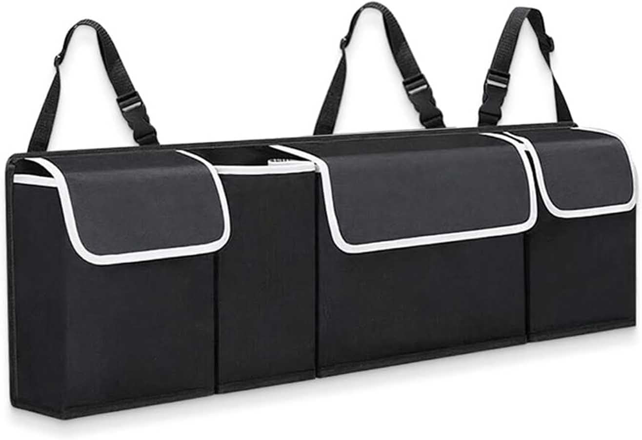 YJTYC Organizador de Maletero Coche para Kia NIRO 2.Generation (SG2) 2021-pr, Bolsa Impermeable Plegable Compartimentos Oxford Resistente para Accesorios