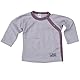 Lilano, Baby Shirt mit Knopfleiste, Merinowolle (kbT), Seide, 210 g/m² (Mauve/Natur, 74)
