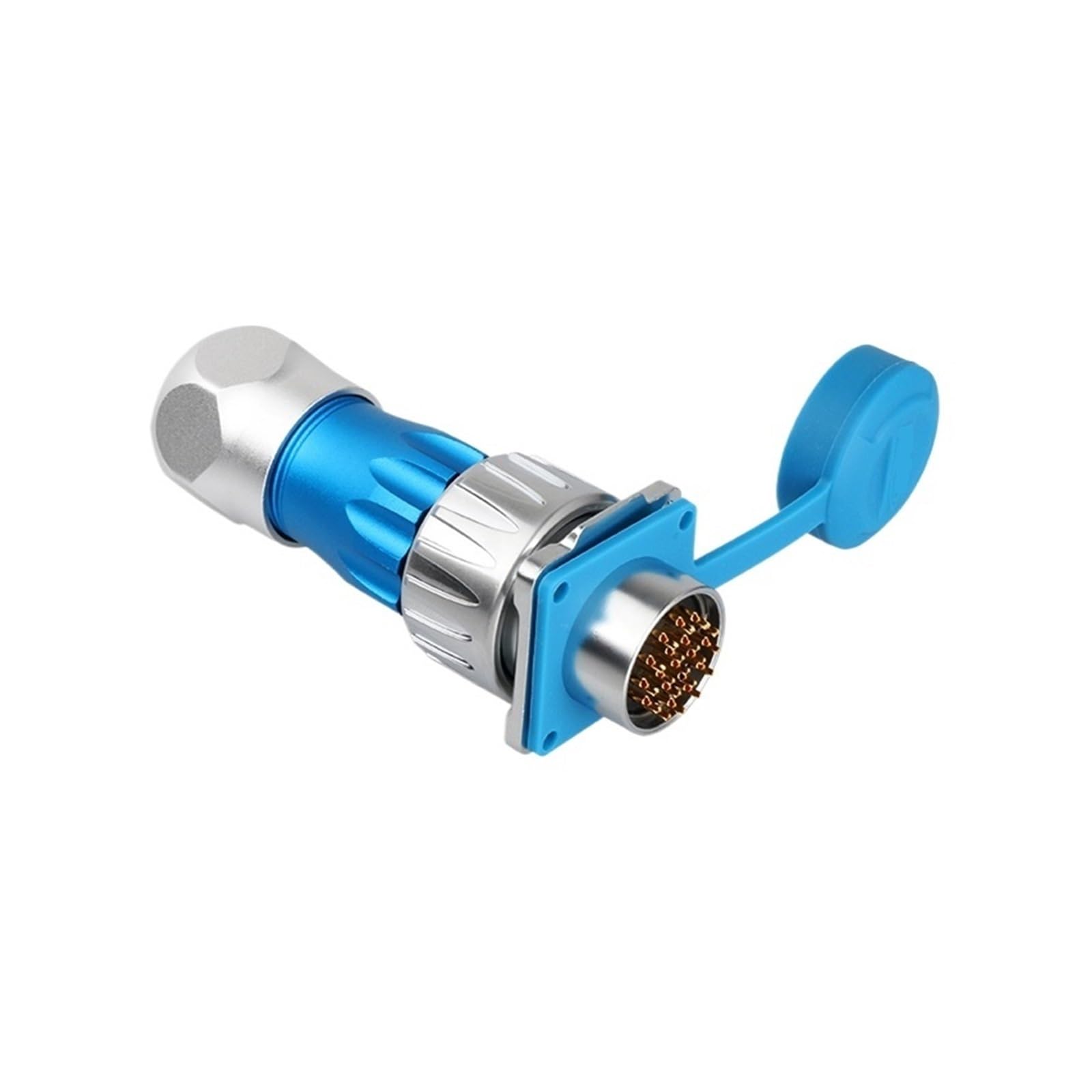Conector de bayoneta de 12 núcleos DH24 para señal multinúcleo e instalación inversa