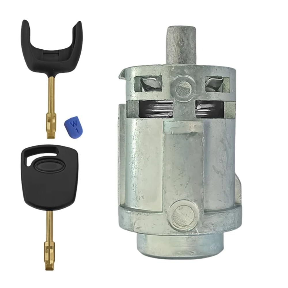 Hzsmyxgs One Color Car Door Lock Compatible With Mondeo Car Left Door Lock Cylinder Barrel With 2Pcs Key