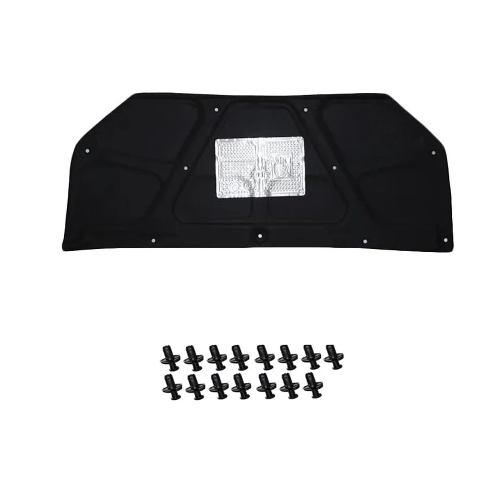 Qopuynh 05-09 Aluminum Foil Heat Sound Insulation Cotton Car Hood Lining Engine Thermal Insulation Soundproof Cotton Protect Accessories For Tucson Jm 2005-2009