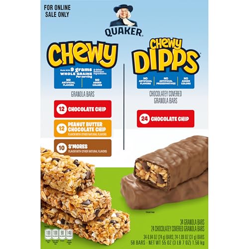 Quaker Chewy Granola Bars, Chewy & Dipps 4 Flavor Variety Pack thumb #1