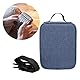 Daumen Klaviertasche, 17 Tasten Kalimba Fall Daumen Finger Klavier Aufbewahrungstasche Musikinstrument Handtasche Zubehör Blau