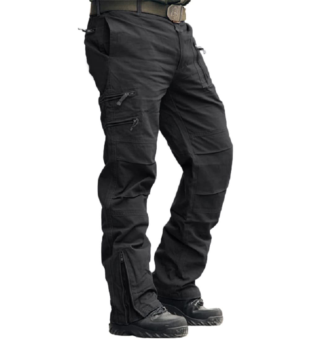 MAGCOMSEN Cargohose Herren Baumwolle Outdoorhose Cargo Hosen Herren Multi Tascchen Combat Taktische Ranger Hose