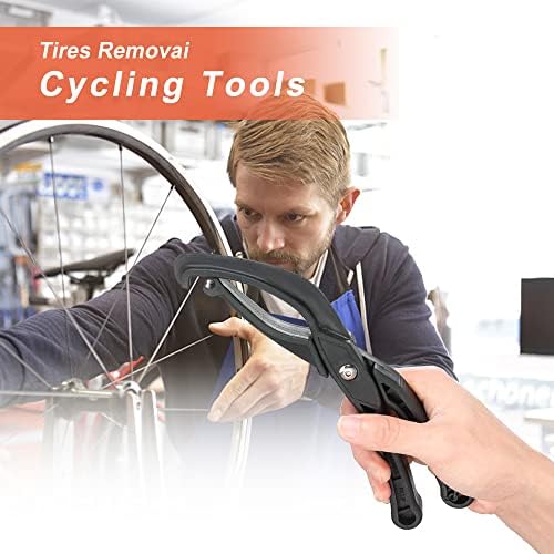 milaosk Pince à Pneu de Vélo, Demonte Pneu de avec 3 Leviers de Pneu de Vélo Outil de Réparation