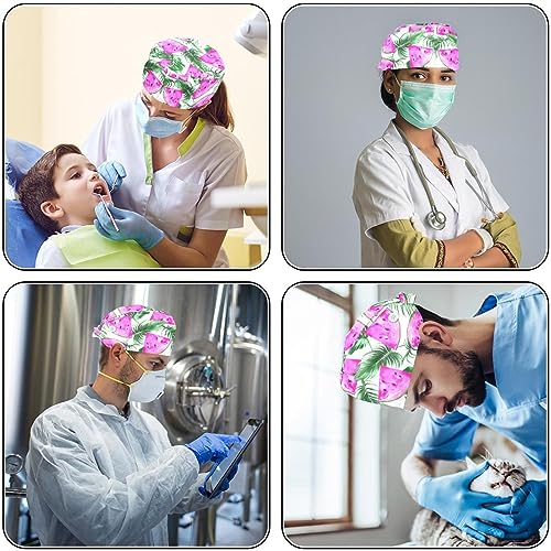 Chapeaux de travail pastèques VERED x2 réglables avec bandeau absorbant