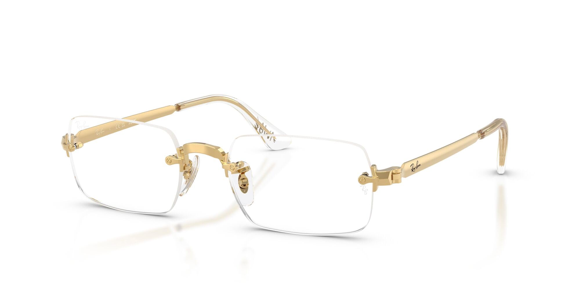 Ray-Ban Unisex A $ap Rocky Rx3928v Wired Metal Collection Prostokątne ramki na okulary na receptę