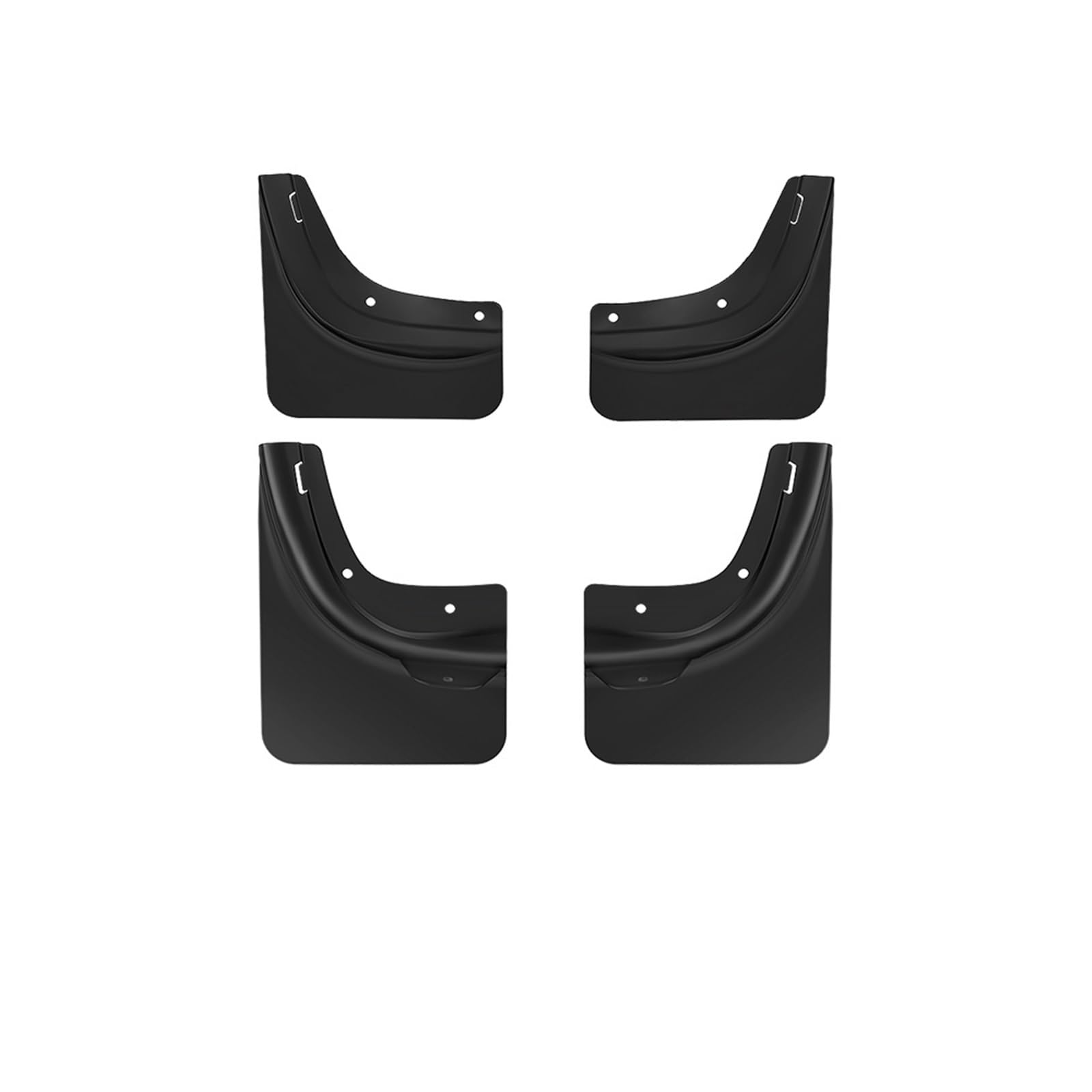 Bavettes pour Auto Garde-Boue Avant et arrière en TPE, Accessoires de Voiture Convient pour Tesla modèle 3 Highland Y Juniper 2021 – 2026(D)