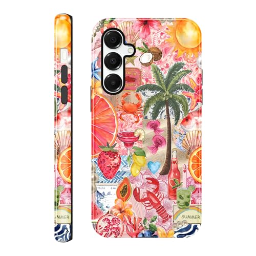 Coque Samsung A26 5G antichoc esthétique avec motif fruits imprimés