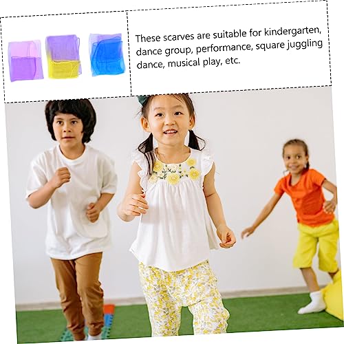 30pcs Boys and Girls Performance Scarves Lightweight Gradient Color Dance Accessories Versatile for Costumes Parties and Events Breathable Neck Decor for Boy Girl3