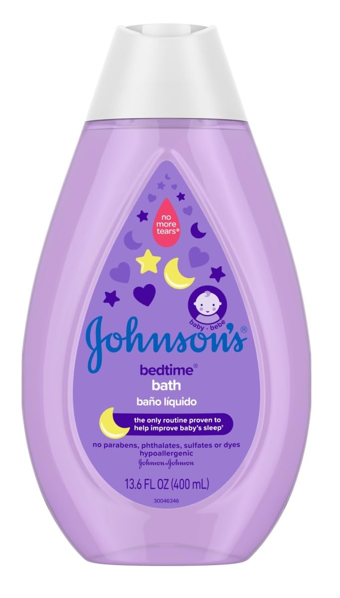 Johnsons Baby Bedtime Bath 13.6 Ounce (Pack of 2)