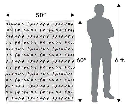 FRIENDS Silky Touch Kuscheldecke, Optimalweich, 152 x 127 cm