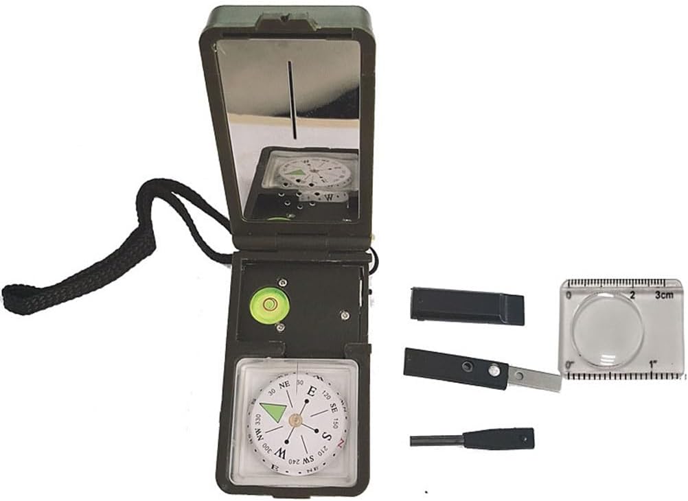 Outdoor Products Multi-Functional Compass Finger North Needle with Thermometer, Level Instrument