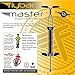 Flybar Chrome Master Pogo Stick For Kids Ages 9 & Up 80 to 160 pounds– Classic Chrome Body With Rubber Hand Grips