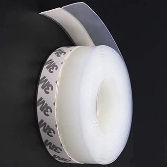 Grofilo Silicone Strip For Doors and Windows Gaps of Anti-Collision Silicone Seal Strip For Soundproof Weather Stripping Windproof (3 Meter)