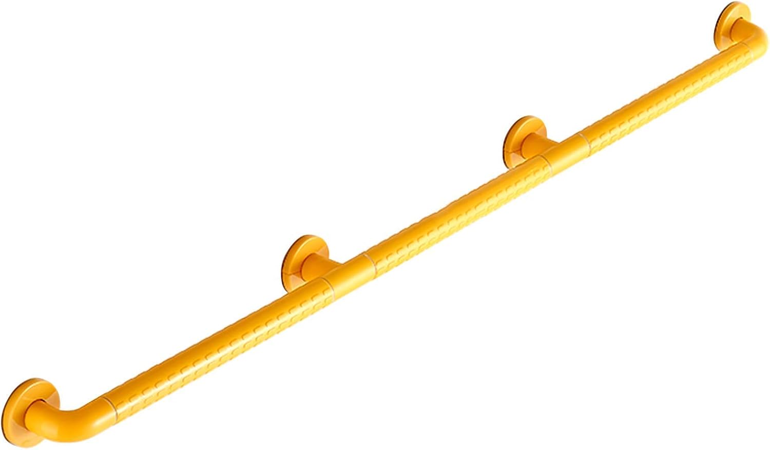 Staircase Handrail Rail Banister Kit, for Bathroom Indoor or Outdoor Stairs Railing Support Rails Yellow Safty Anti-Slip Nylon Shell/40cm