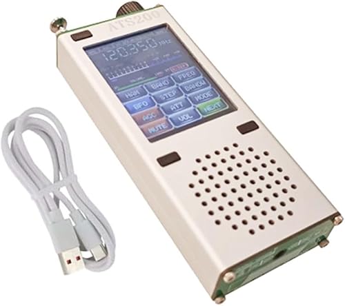 Miniatura 4 de ATC200 Radio SSB portátil de todas las bandas con recepción de banda de aviación SI4732 Pantalla táctil de 2.4 pulgadas Caja de aleación de aluminio