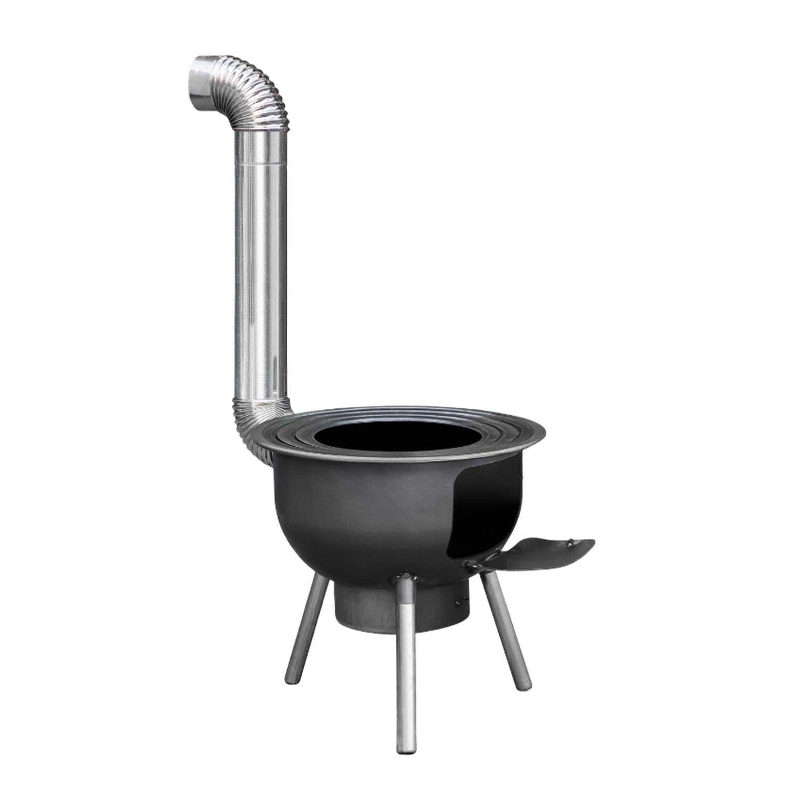 Fornello a carbone multifunzione, barbecue portatile a carbone