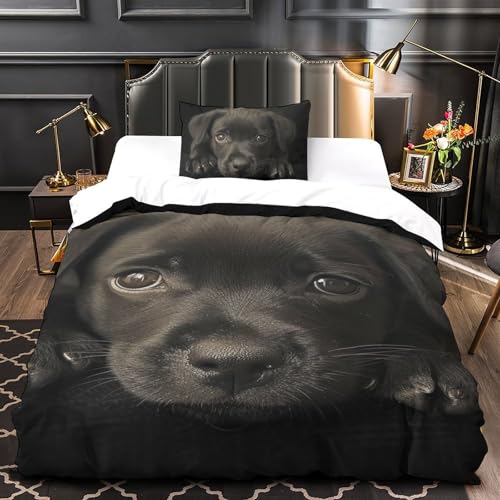 Housse de couette Labrador 2 pièces pour transformer facilement la décoration du lit