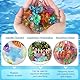 110 Stück Tauchjuwel Pool Spielzeug, Tauchspielzeug für Kinder, Edelsteine für Kinder Schatzsuche, Bunte Acryl, Tauchen Edelsteine Pool Spielzeug für Mädchen Junge
