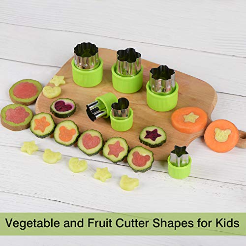 Hhyn Sandwich Cutters Set For Kids, Mickey Mouse, Dinosaur, Star, Heart Shapes And Mini Vegetable Fruit Cookie Cutters Food Mold For Holiday And Party #TOP3