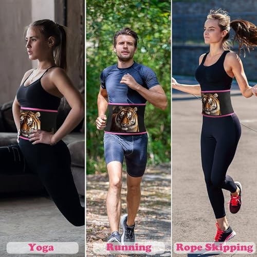 Faja Reductora Estampado Tigre Bengalí para Cintura miniatura 4