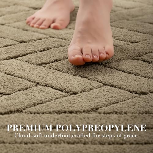 Image of hicorfe Kitchen Runner Rug,24 inchx59 inch Kitchen Set,Non-Slip Kitchen Mat