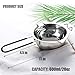 Double Boiler Melting Pot with 600ML,Stainless Steel Chocolate Melting Pot with Heat Resistant Handle for Butter Candy Butter Cheese, Candle Making