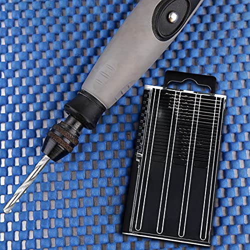 0.3-1.6 Mm Micro Mini Drill Bit Set Tiny Drill Bits Small Shank Full-Ground Hss Twist Drill High Speed Steel Boards Tiny Drill Bits For Dill (60 Pieces) #TOP3