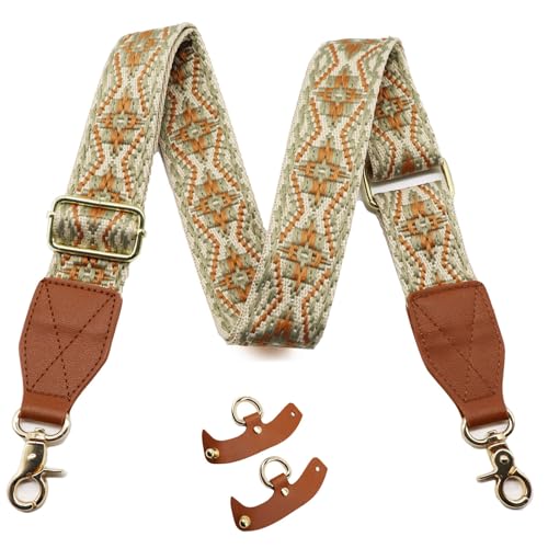 Image of LEMEDE Purse Strap Replacement Crossbody 1.5 inch Wide Shoulder Strap Adjustable Straps Handbag Strap Replacement Belts