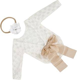 SECFOU 1 Conjunto De Roupas Para Fotografia Recém-Nascido Roupas Para Recém-Nascidos Roupas Para Recém-Nascidos Roupas Infantis Para Meninos Faixa Para Fotografia Recém-Nascida