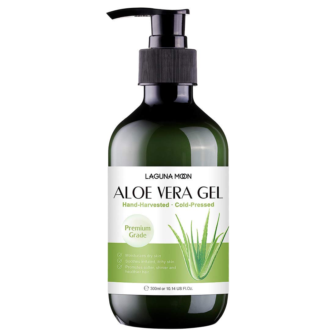 Buy Laamoon Aloe Vera Gel 10.14 OZ, HandHarvested & Cut Aloe Vera for