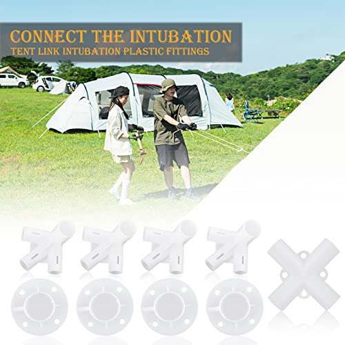 Gazebo Replacement Parts - 9 Pcs Spare Connectors for 3x3 m Awning Tent Feet Corner Center, 25/19 mm 6 Gazebo Replacement Parts - 9 Pcs Spare Connectors for 3x3 m Awning Tent Feet Corner Center, 25/19 mm - Image 6