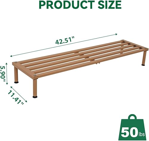 Miniatura 3 de Soporte de Metal para Plantas, Estante de Exhibición de Aluminio Resistente al Óxido, Soportes de Exhibición de Plantas Estantes de Decoración para