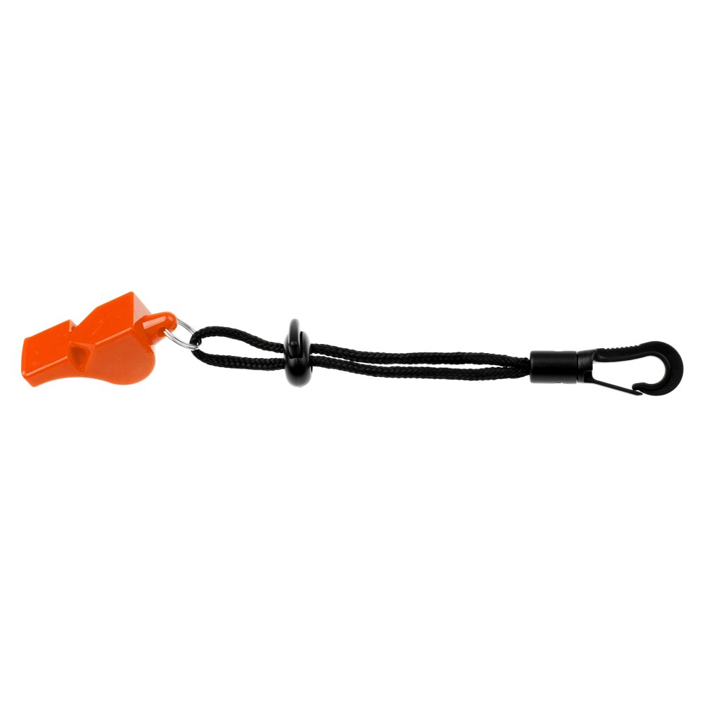Calandis Emergency Whistle with Clip On Lanyard for Outdoor Kayak Boat Safety Orange-image-12