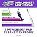 Swiffer PowerMop Multi-Surface Mopping Pad Refills for Floor Cleaning, 10 Count