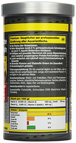 JBL Gala 40432, Premium alleen voer voor aquariumvissen, vlokken, 1 l - Afbeelding 4