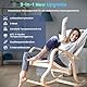 Neues Knie Massagegerät, 3-in-1 Schnurloses Knie Airbag Massagegerät mit Wärme und Vibration, Kniemassagegerät für Arthritis, Ischias, Knieschmerzen,Gerissenen Meniskus, Bestes Geschenk