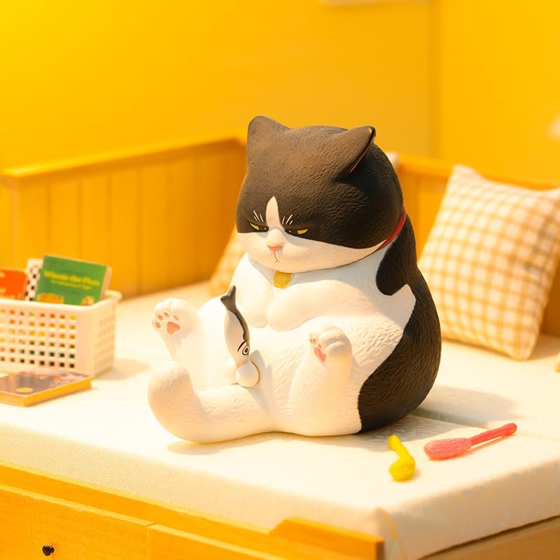 Miniatura 9 de Cute Staring Daze Cat Series Caja misteriosa de juguete figura de acción Caja ciega linda colección popular juguetes regalo de cumpleaños, Navidad