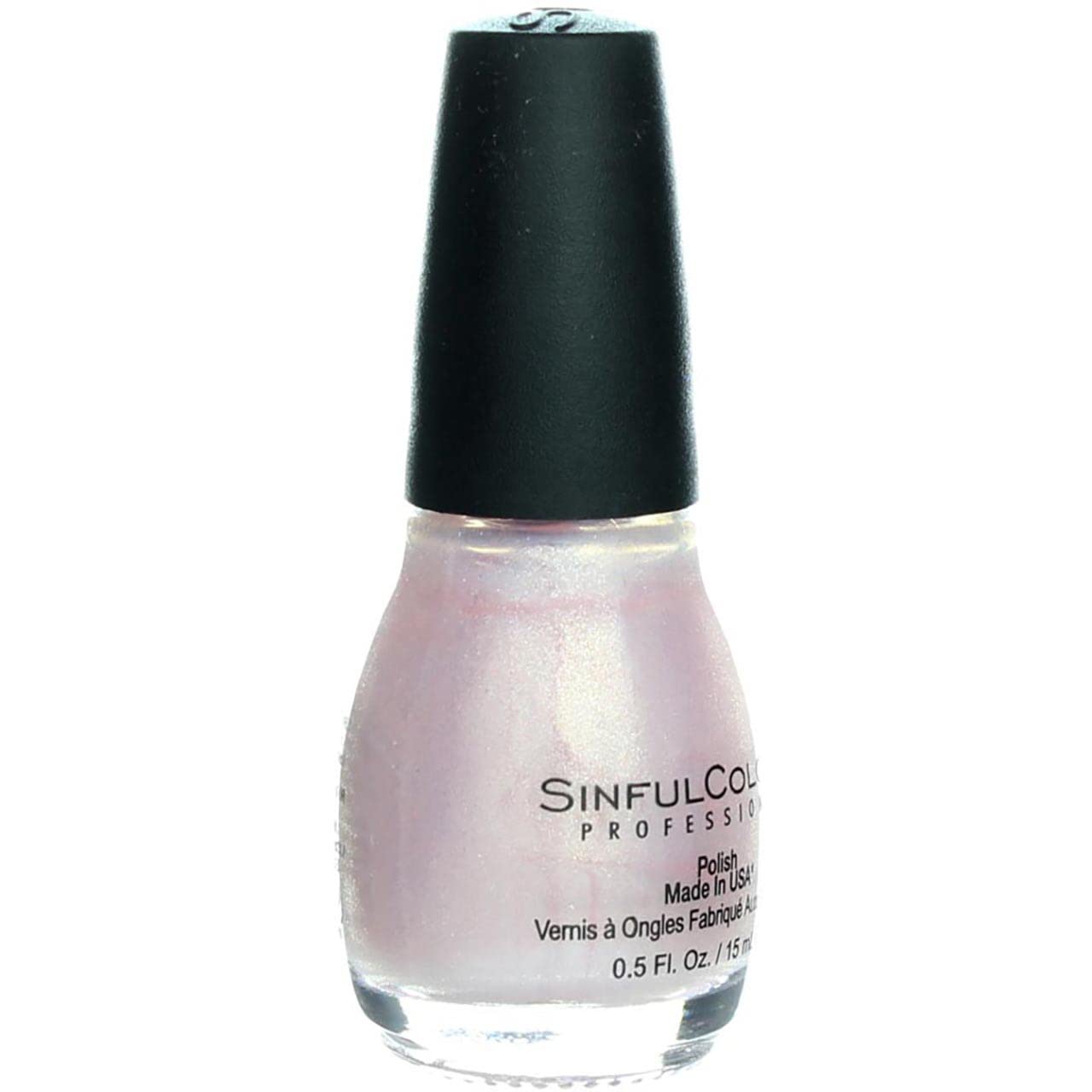 SINFUL GLASS PINK NAIL POLISH .5Z