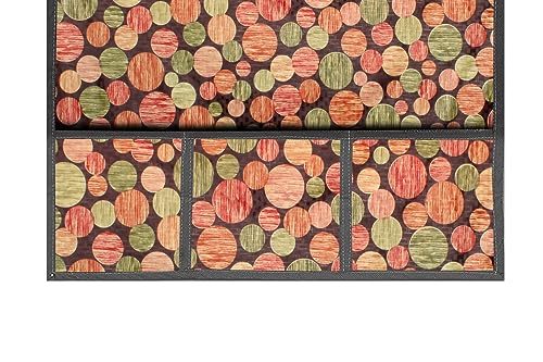 Image of The Furnishing Tree Fridge Top Cover Compatible for Samsung RT37C4512S8 /HL, 322 LTR WxL 65x111 in CM Abstract Pattern Multi Color