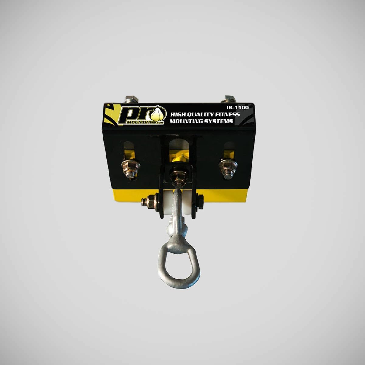 PRO Mountings - I Beam Heavy Bag Hanger (IB-1100) | Adjustable Between 4" to 5.75" I Beams | Professional Grade Steel Bag Hanger with Steel Mounting Hardware | Home & Commercial Gym Ready