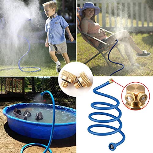 50Pcs Brass Misting Nozzles For Outdoor Cooling System 0.012" Orifice (0.3 Mm) 10/24 Unc #TOP6