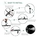 HIRALIY DIY Outdoor Cooling Misting System, 32.8FT (10M) Misting Line, 10 Mist Nozzles, 3/4
