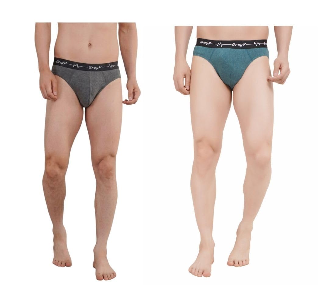 greyp Men’s Cotton Brief Underwear | Soft & Breathable Fabric | Comfortable Fit with Support | Tag-Free & Skin-Friendly | Size S, M, L, XL, XXL-picture-46